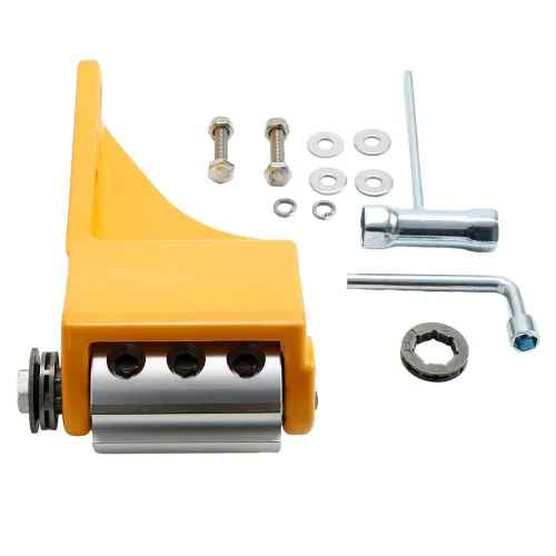 Chainsaw Attachment Log Debarker High Quality Steel Aluminum Tool Compatible with 66cc Chainsaws Efficient Wood Peeling Rust Resistant Yellow Coating