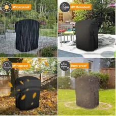 43 inch Outdoor BBQ Gas Grill Cover Heavy Duty Protection Waterproof Anti-UV
