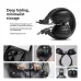 Fanji Wireless Headset bluetooth Headphones ANC Active Noise Cancelling 40mm Speaker 3D Spatial Audio 100H Playtime 800Amh Battery Support Wired Connection Sports Headphones