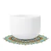 US Direct 432Hz CVNC 8" A/B/C/D/F/G Note Frosted Crystal Singing Bowl Sound Healing Yoga
