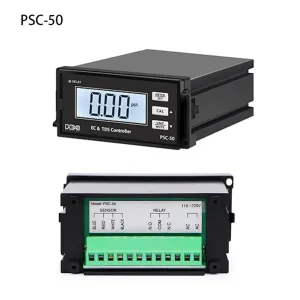 PSC-50 PSC-54 EC TDS Controller Online Conductivity Meter Industrial Water Treatment System LCD Display Alarm System Automatic Temperature Compensation 4-20mA Output