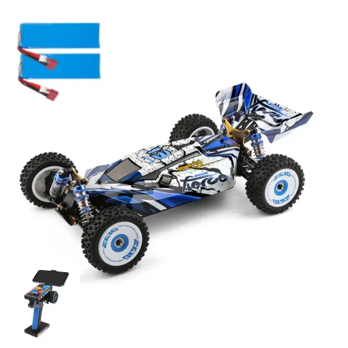 Wltoys 124017 Brushless V2 Upgraded Several 2200mAh Battery RTR 1/12 2.4G 4WD 70km/h RC Car Vehicles Metal Chassis Models Toys