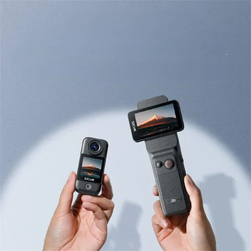 SJCAM C400 Handheld Action Camera Handheld Detachable Rotating Screen Design 4K HD Video Action Camera