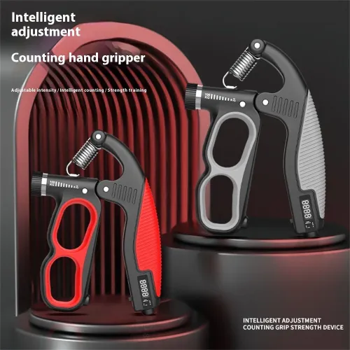 KALOA10-100kg Electronic Counting Hand Grip Strengthener Adjustable Muscle Recovery Fitness Hand Strength Exercise