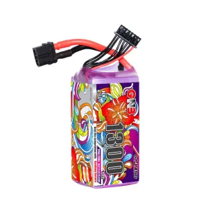 GAONENG GNB 6S 22.8V 1300mAh HV 120C LiPo Battery XT60 Plug for GEPRC MARK5 Nazgul5 Evoque F5D F5 F6 FPV Racing Drone