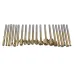 Drillpro 20Pcs Titanium Coated Rotary File Cutters HSS Mini Burr Wood Working Milling Carving Rasp Drill Bits