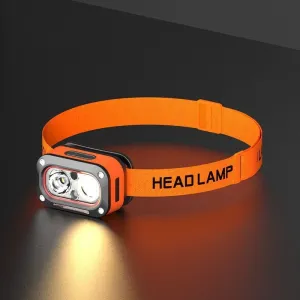3 Light Source Sensors Headlamp Lightweight Portable Head Lamps Super Bright Outdoor Night Running Fishing Working LELighting Headlights
