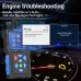 JDiag T300 OBD2 Scanner 2.8 Inch TFT Screen OBDII Multi-function Vehicles Automatic Vehicle Year Recognition Data Stream Recording