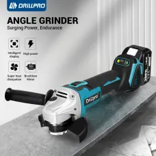 Drillpro 800W 125mm 18V Cordless Electric Polisher 8500rpm 4 Speeds High Power Polishing Machine