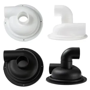 Cyclone Separator Cover High Efficiency Dust Collector 98 Percent Sealing Rate Woodworking Vacuum Cleaner Plastic Material Dry Debris Removal Compact Lightweight Design