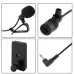 Car Audio Microphone 3 Meters 2.5mm Jack Plug External Microphone Dual Mounting Options for Car Radio Receiver