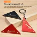 Mini Aluminum Alloy Woodworking Triangle Ruler Compact Mini Right Angle Measuring Tool Metal Angle Ruler In Inches