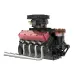 TOYAN FS-V800WGPC 1/10 Mini V8 Engine Model Run on Gas 28CC Four-Stroke V-shaped Eight-Cylinder Water Cooling Gasoline DIY Assembly Kit / Finished Science Education Discovery Toys Children Gifts