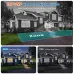2K 4MP Wireless Security Camera Dual-Band WiFi Outdoor Surveillance with IR Color Night Vision IP66 Weatherproof Auto Tracking Two-Way Audio Monitor