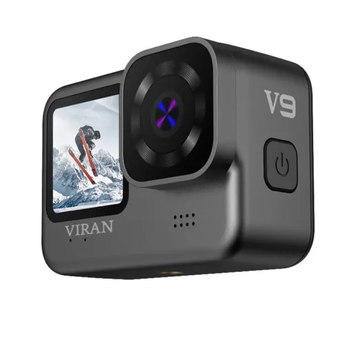 VIRAN V9 4K 60FPS WiFi Anti-shake Action Camera with Remote Control Dual Color Screen Diving Cycling Waterproof Sports Recorder