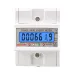 SmartMeter 100A LCD KWh Energy Meter with Three-Phase Backlight Guide Rail for Home Use Energy Monitoring  3*127/220VAC  Power Consumption Measurement