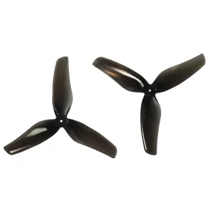 8 Pairs Gemfan Hurricane 2009 2 Inch 3-Blade Clear Black Propeller 1.5mm 1 Hole for 1103 Motor RC FPV Racing Drone