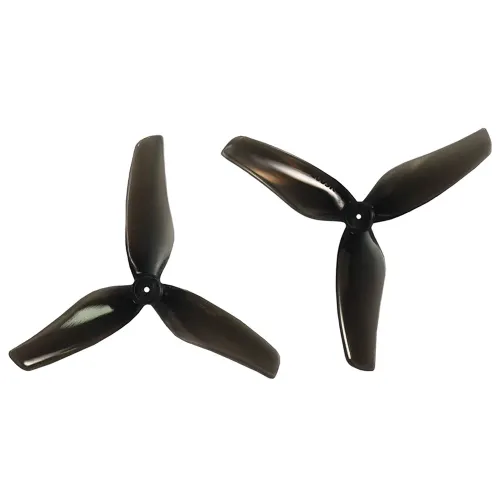 8 Pairs Gemfan Hurricane 2009 2 Inch 3-Blade Clear Black Propeller 1.5mm 1 Hole for 1103 Motor RC FPV Racing Drone