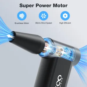 MECO ELEVERDE D1 Electric Air Duster 8-Gear to 130000RPM  Keyboard Cleaner Rechargeable Cordless for Keyboard, Car, Pet Hair