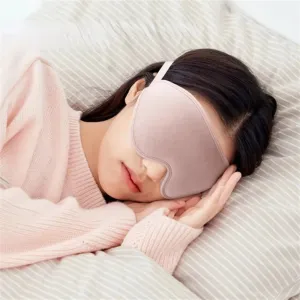 KALOA3Deep Socket Rebound Memory Foam Sleeping Eye Mask Adjustable Strap Light Breathable Face Eyepatch for Deep Sleep Yoga Travel