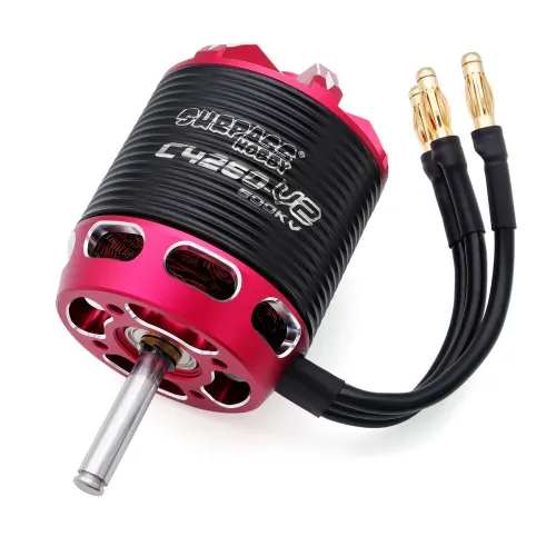 SURPASS-HOBBY C24 Series V2 C4240 C4250 C4260 14 Pole Hi-torque Outrunner Brushless Motor for Fixed Wing RC Airplane