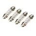 4-Pack 39mm/41mm/42mm Double Tip 8LEDs Car LED Reading Light License Plate Light Trunk Light Bulbs