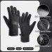 XANE3M Thick Winter Cycling Gloves for Men Women Waterproof Touchscreen Fleece Warm Motorcycle Gloves for Outdoor Sports