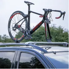 Bike Front Fixing Clip Holder 0.3kg Lightweight Aluminum Alloy Quick-Release Fork Installation Rack Block