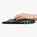 Delux GM909 Ergonomic Keyboard 2.4G Wireless/bluetooth 112 Keys Rechargeable Full Size with Scissor Switch Palm Rest for Windows/Mac