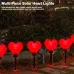 1 To 12 Red Love Valentine'S Day Courtyard Garden Decorative Light Love Ground Plug Lights IP65 Waterproof