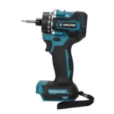 Drillpro 20+1 Brushless Electric Screwdriver 1000W Peak Torque with Dual Speed Capabilities Compatible with 18V Batteries Ideal for Steel and Woodworking Tools