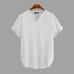Linen Men's Short Sleeve Summer Cool Comfortable Shirt Tee Loose Tops Outdoor Hiking Holiday