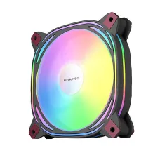 Aigo Z12 Computer Case Fan Reverse Ventoinha PC 120mm RGB Fan Cooler PWM CPU Cooling Fan 3Pin 5V ARGB 12CM Ventilador