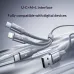Baseus High Speed Braided Series 3.5A USB-A to USB-C/iP/Micro USB Cable Fast Charging Data Transmission Tinned Copper Core Line 1.2M/1.8M Long for iPhone 17 16 Pro 15 Pro Max 14 13 12 for Xiaomi 17pro for Huawei Mate XTs for Samsung Galaxy S25 Ultra