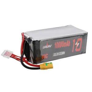 URUAV 22.2V 10000mAh 60C 6S LiPo Battery XT90 Plug for RC Drone