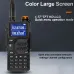 Baofeng K5 Plus Dual Band High Power Walkie Talkie Long Range 2500mAh Rechargeable NOAA Two-way Radio Portable Transceiver EU Plug