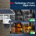 Guudgo 10x Optical Zoom Solar Security Camera Outdoor Dual-lens Wireless PTZ Full Color Night Vision Two-Way Talk Human Detection Waterproof Surveillance Camera