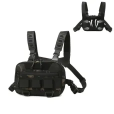 ZANLURFishing Mini Tactical Bags 20L Capacity Waterproof Nylon Climbing Camping Backpacks Outdoor Travel Vest Backpack Fanny Pack