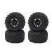 4PCS Tires Wheels All Terrain Universal Off-Road for MJX 16207 16208 HBX 16899 16890 Wltoys 144001 1/14 1/16 1/18 High Speed RC Cars Vehicles Models Spare Parts