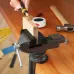ENJOYWOOD Universal Bench Vise Table Clamp 360 Swivel Base Small Home Vice Heavy Duty Alloy Steel for Woodworking Craft Projects