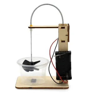 Wooden Mixer No. 1 Model Assembly Kit DIY Children's Science Experiment Education Toy Student Technology Small Production