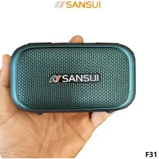 SANSUI F31 Mini bluetooth Speaker Dual 40mm Magnetic Speakers Bass Enhancement Unit RGB Light Hands-free Call Support TF Card USB Drive 3.5mm AUX Playback FM Radio Mini Wireless Speakers