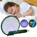 3-in-1 Electric Fly Swatter Mosquito Killer Racket Bug Zapper Insect Trap 800mAh USB Charging Foldable Design UV Light Insect Attraction for Indoor Outdoor Use