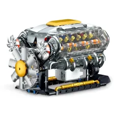 GQ 3053 MOC V8 Engine Model Bilding Blocks Brick Assembly Kit 692PCS Excellent STEAM Science Education Discovery Toys Children Gifts
