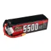ZOP Power 22.2V 5500mAh 100C 6S 122.1Wh LiPo Battery XT60 Plug for RC Drone
