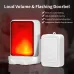 7 Colors Light Flash Changable Music Doorbell Volume Adjustable Built-in 28 Music Wire-free Wireless Door Chime Flash Bell Reminder for Deaf Old People Service Pager