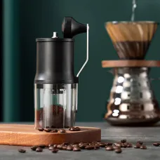 Comfook Manual Coffee Grinder with Ceramic Burrs Portable Hand Crank Mill Adjustable Coarseness for Espresso French Press Camping & Travel Use