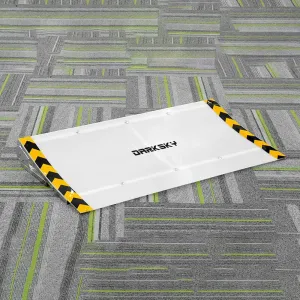 DARKSKY RC Remote Control Model RC Car Folding Ramp Short Truck Off-Road Vehicle Ramp Nylon Board Curved Slope Parts 95*50*26.5cm