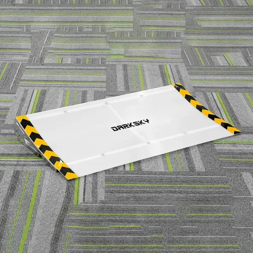 DARKSKY RC Remote Control Model RC Car Folding Ramp Short Truck Off-Road Vehicle Ramp Nylon Board Curved Slope Parts 95*50*26.5cm