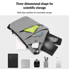 Sports Anti-Theft Thin Chest Bag Lightweight Close-fitting Travel Sling Bag Waterproof Zipper Layered Storage Crossbody Bag